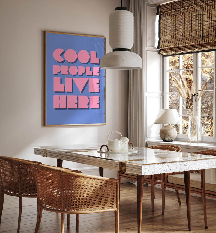 Bright and stylish COOL PEOPLE, QUOTES poster by Athene Fritsch, perfect for adding inspiration to any space.