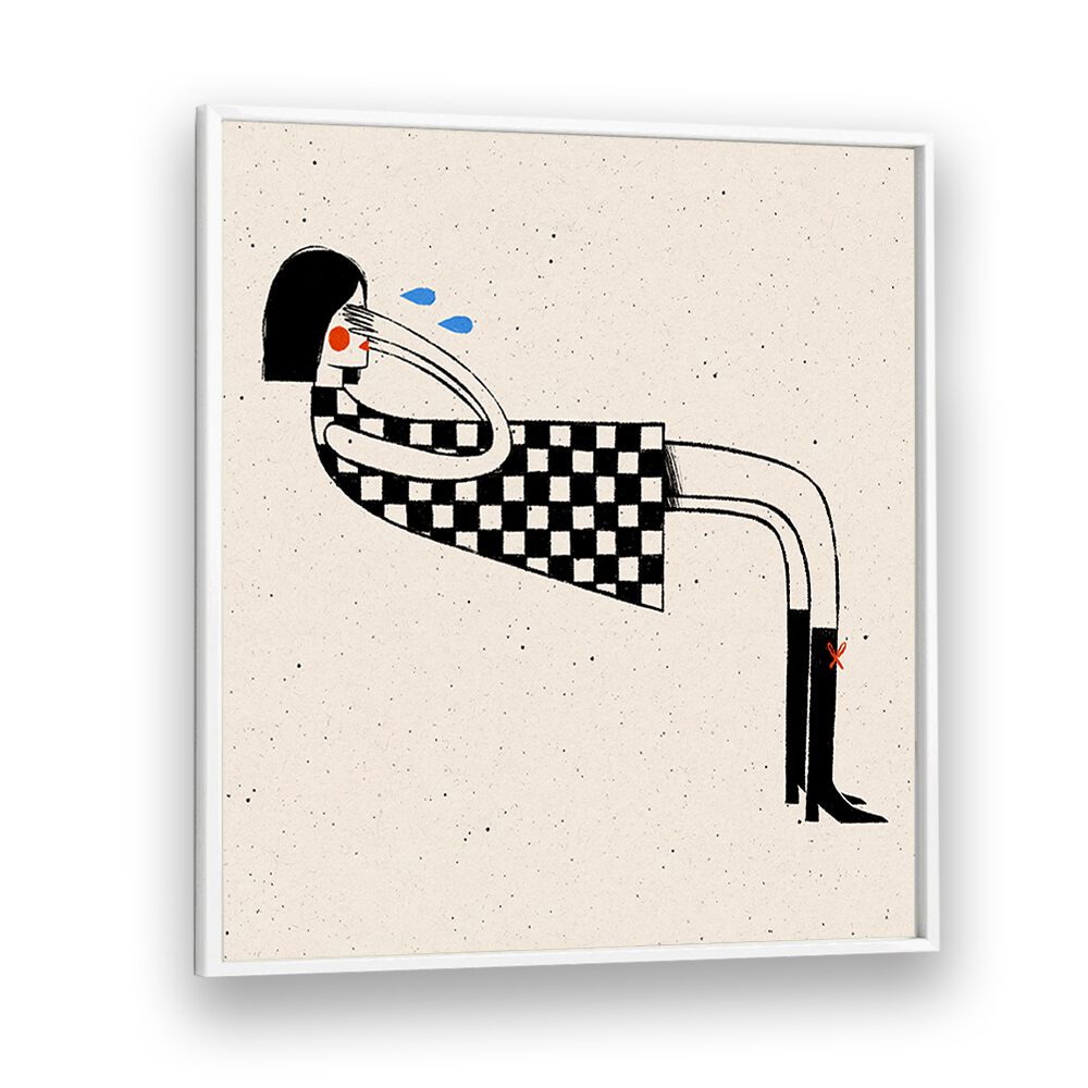 Stylish "Cover Me" wall art prints by Julia Leister, perfect for transforming your space with modern decor.