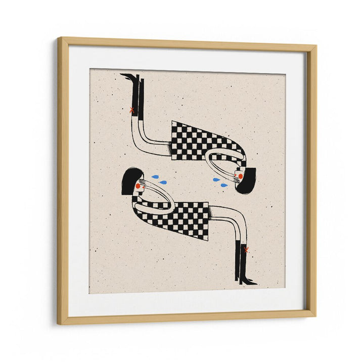 "COVER ME II, WALL ART PRINTS" by Julia Leister enhances your décor with its unique, elegant design in a chic frame.