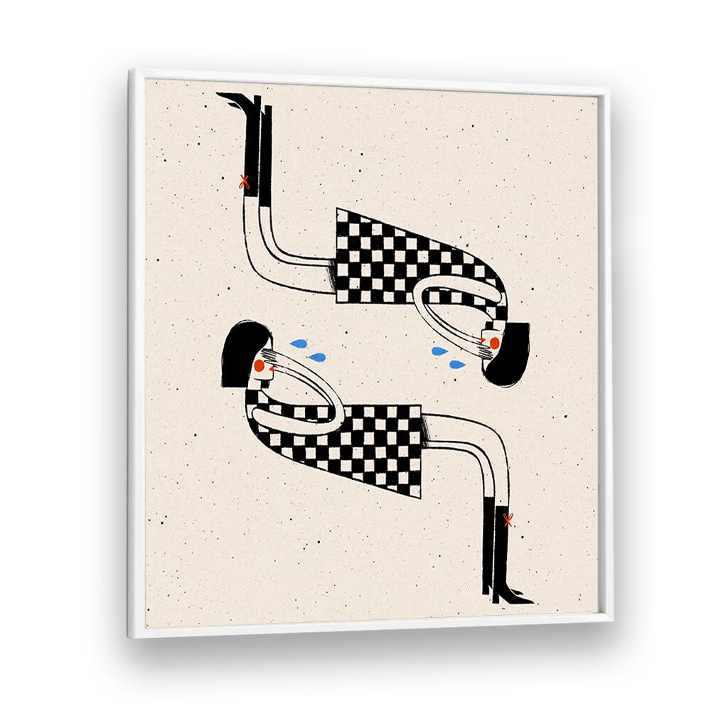 Stylish "COVER ME II, WALL ART PRINTS" by Julia Leister in a white frame, perfect for elevating your home décor.