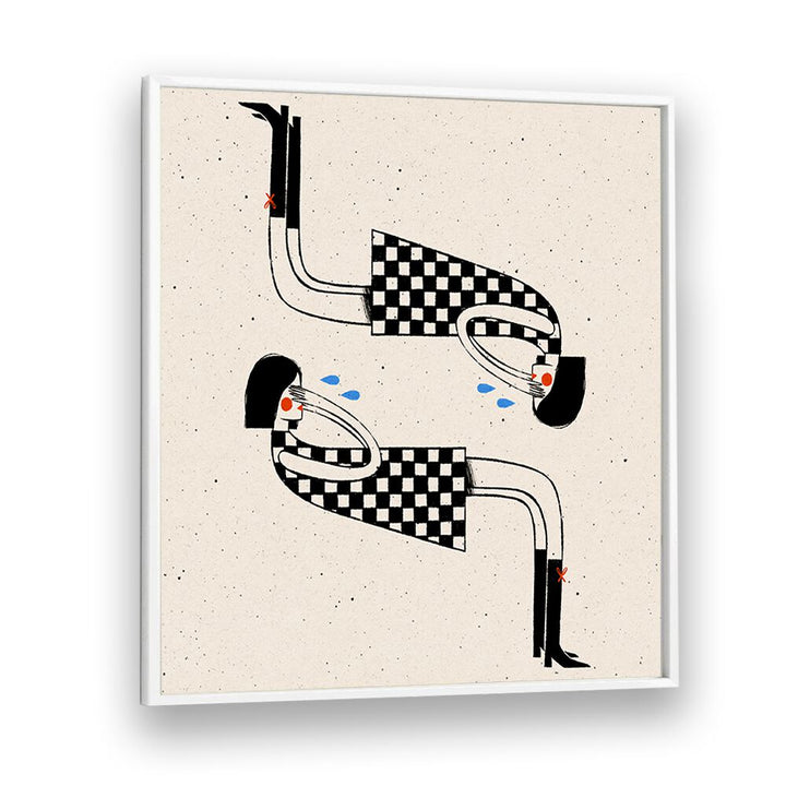 Stylish "COVER ME II, WALL ART PRINTS" by Julia Leister in a white frame, perfect for elevating your home décor.