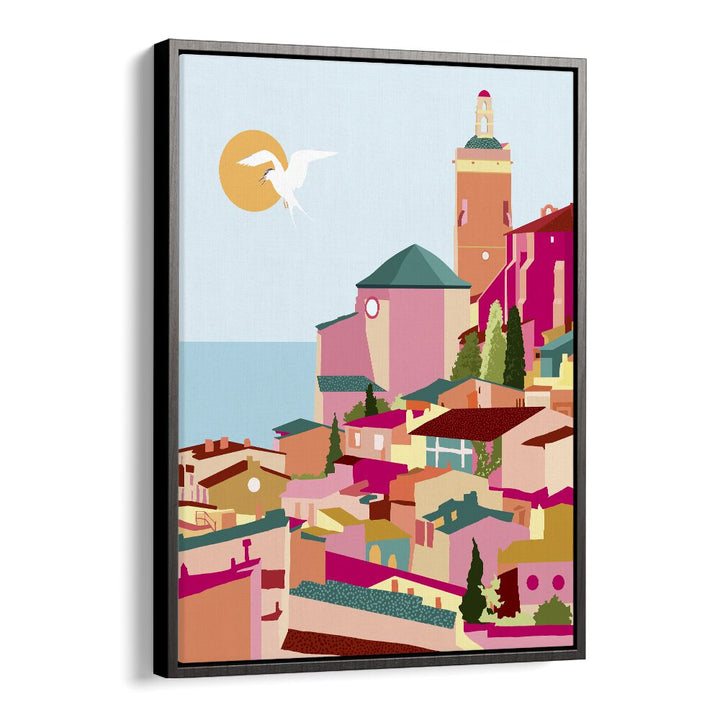Vibrant CRIMSON ROUGE, TRAVEL POSTERS by Uma Gokhale enhance any space with captivating travel art imagery.