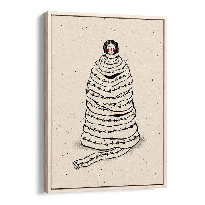 CUDDLED UP IN KNITS, WALL ART PRINTS by Julia Leister adds a cozy touch to your living space with artistic charm.