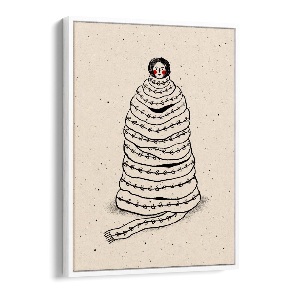 CUDDLED UP IN KNITS, WALL ART PRINTS by Julia Leister adds charm and warmth to any living space with its unique design.