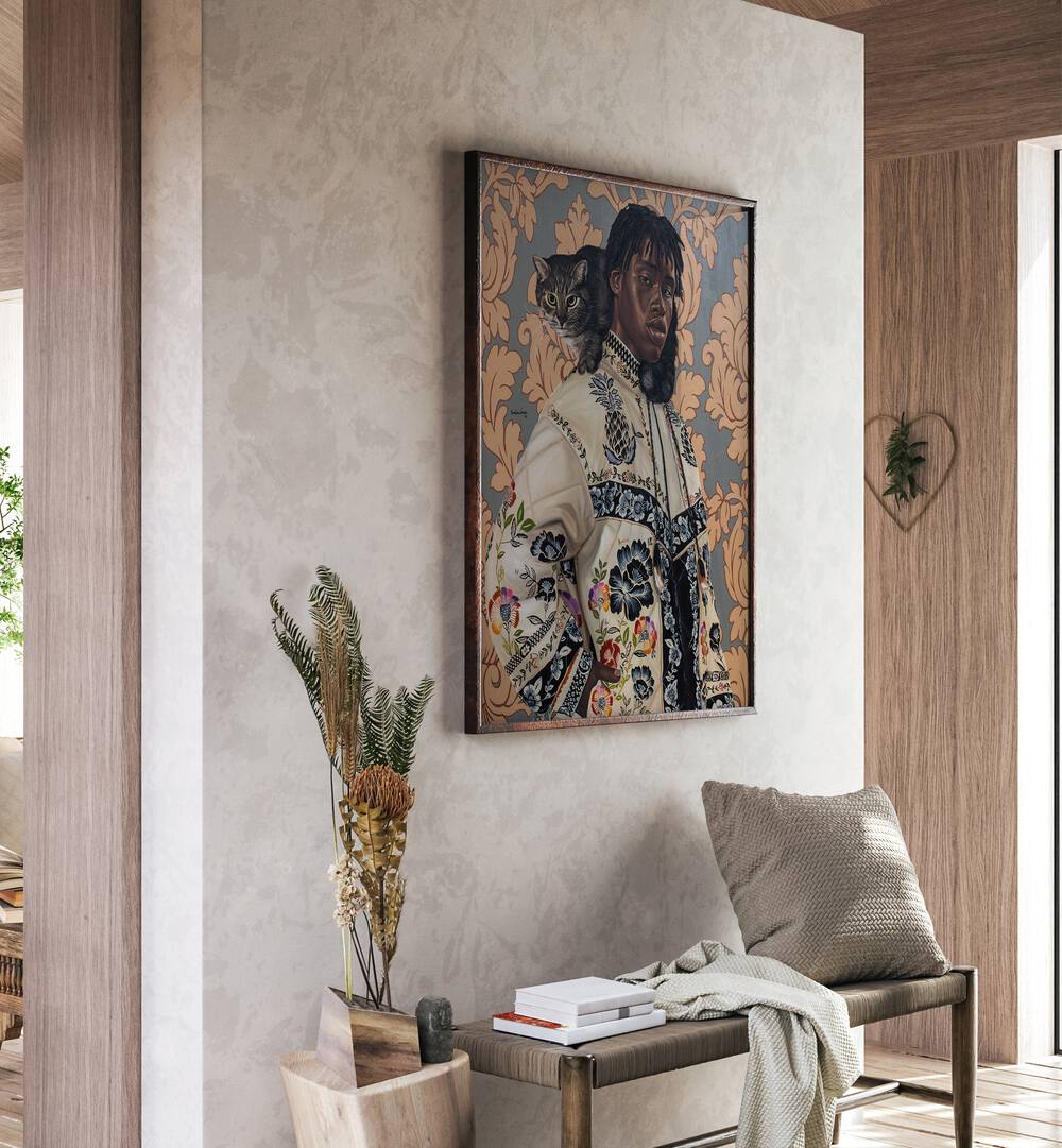 Vibrant ONE KODAK MOMENT, AFRICAN ART PAINTINGS by Damilare Jamiu showcasing African culture and heritage.