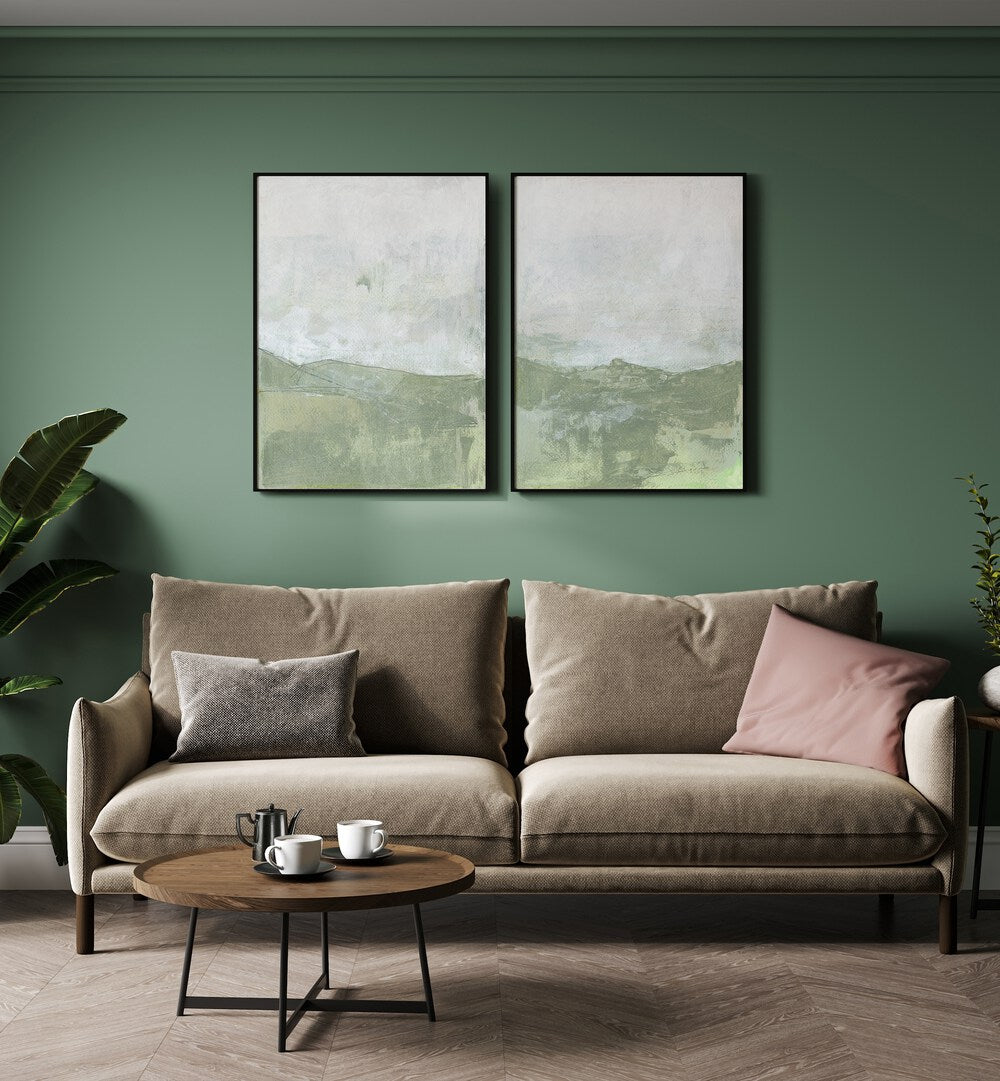 Transform your space with the DARTMOOR NATIONAL PARK U.K. TRAIL SET, SET OF 2 PAINTINGS showcasing serene landscapes.