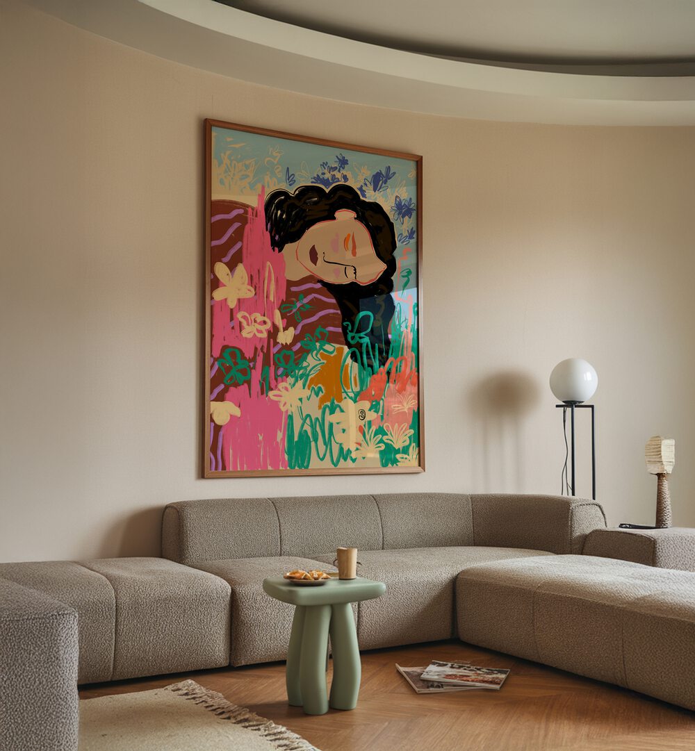 Transform your space with DAY DREAMING, VIBRANT art prints, adding a colorful touch to any room's decor.