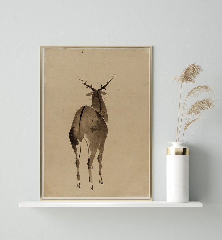 DEER ,  VINTAGE PAINTINGS