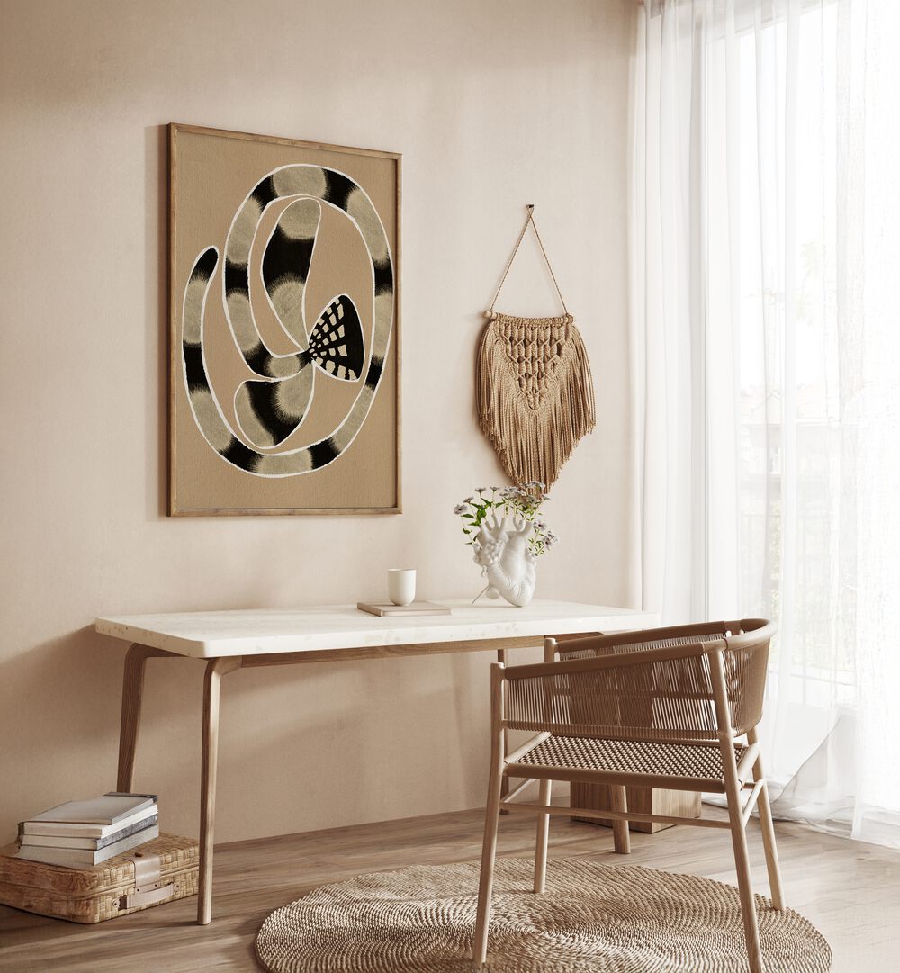 Stylish interior featuring DELICATE BLOOM XI, FLORAL FLOWER PAINTINGS, enhancing elegance and charm in any space.