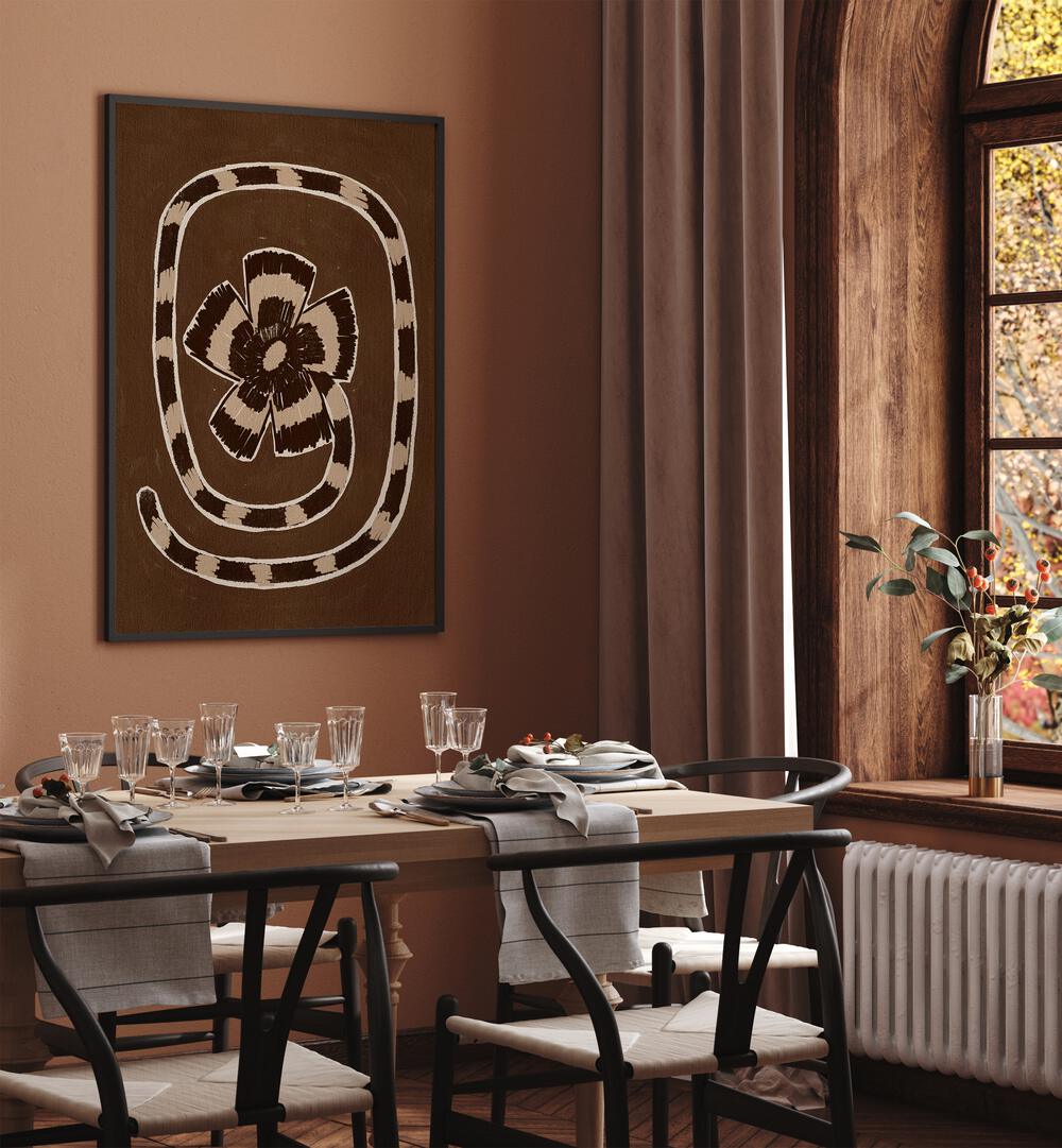 Elegant DELICATE BLOOM IV, FLORAL FLOWER PAINTINGS, enhancing modern decor with a striking floral design.