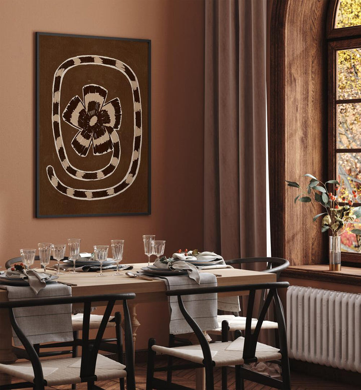 Elegant DELICATE BLOOM IV, FLORAL FLOWER PAINTINGS, enhancing modern decor with a striking floral design.
