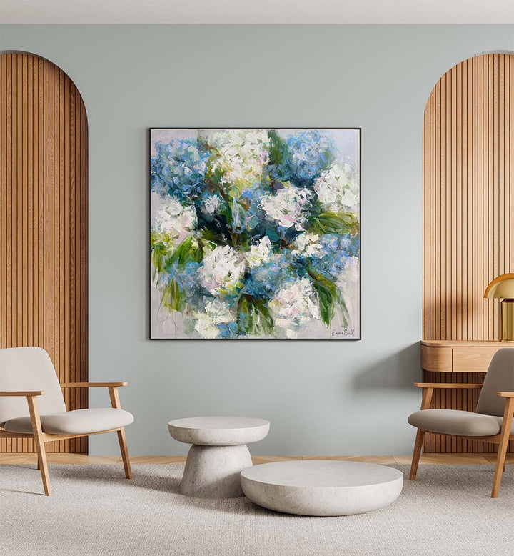 Stunning DELICATE BLOOMS, FLORAL FLOWER PAINTINGS enhance your living space with vibrant abstract botanical art.