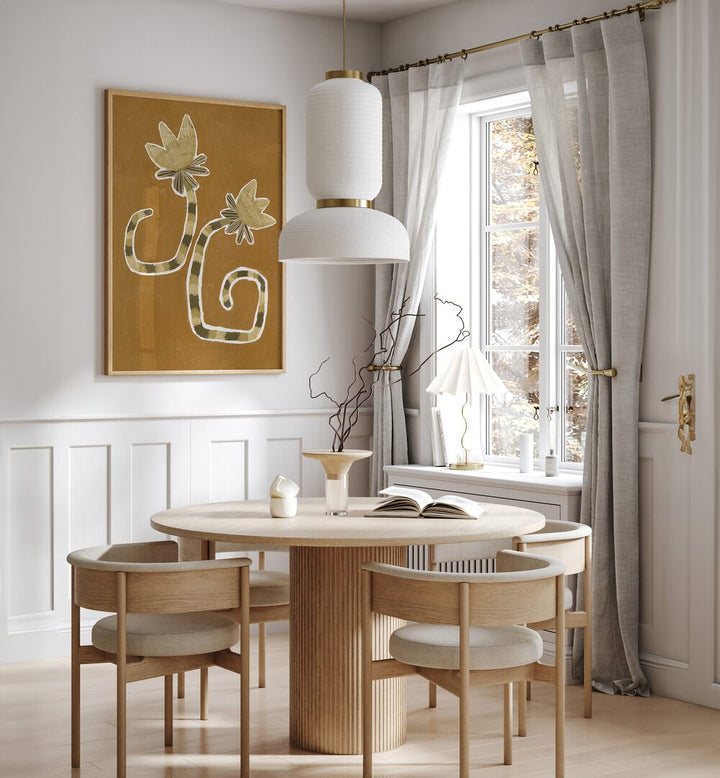 Stunning DELICATE BLOOM X, FLORAL FLOWER PAINTINGS adding elegance to any space with its sophisticated floral design.