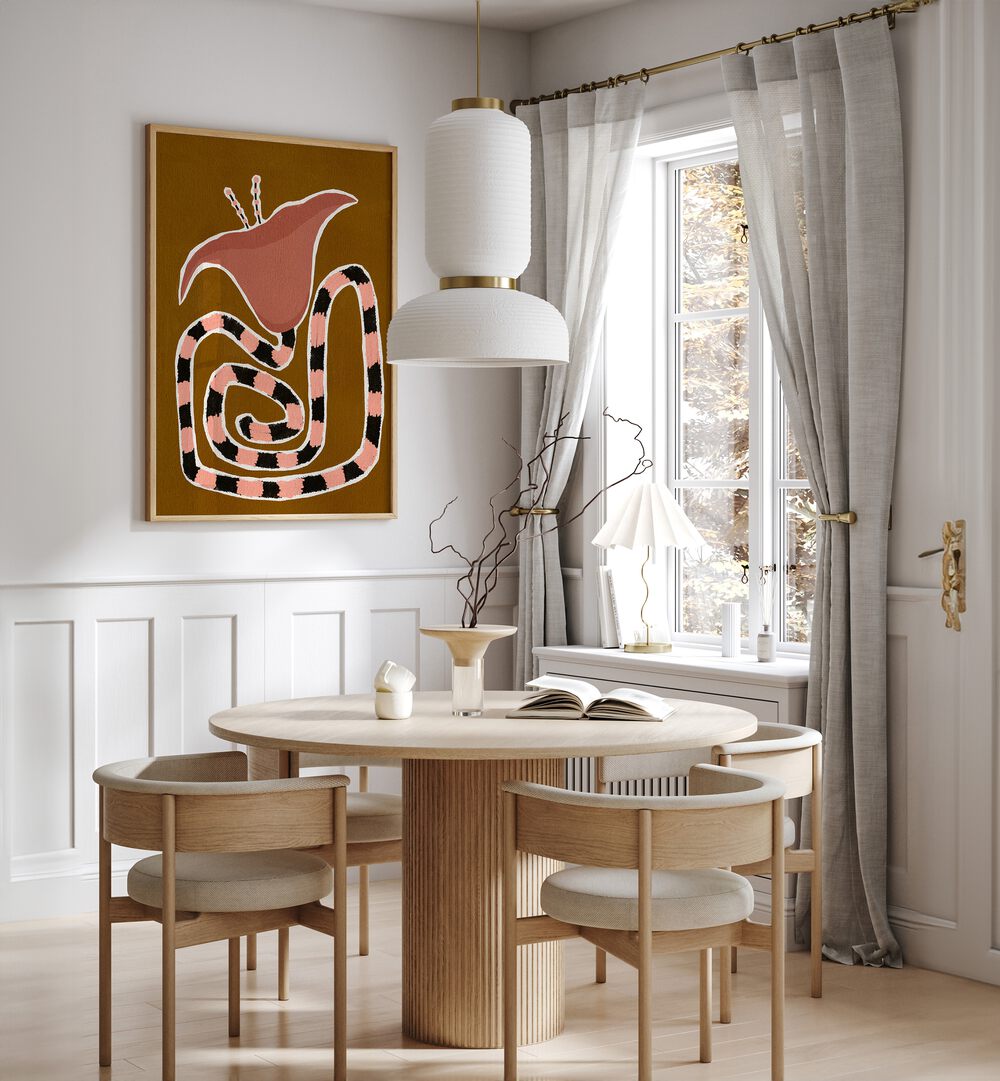 Brightly colored DELICATE BLOOM XV, FLORAL FLOWER PAINTINGS add elegance to your home décor and enhance any space.