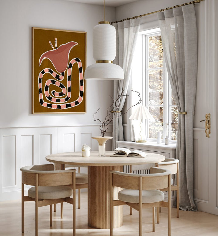 Brightly colored DELICATE BLOOM XV, FLORAL FLOWER PAINTINGS add elegance to your home décor and enhance any space.