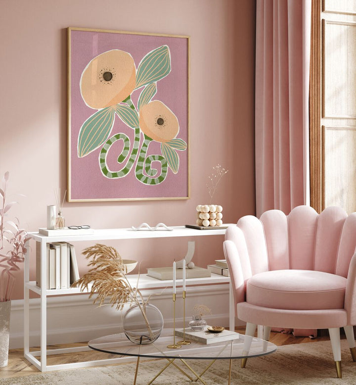 Brighten your decor with DELICATE BLOOM XX, FLORAL FLOWER PAINTINGS, showcasing elegant colors and nature's beauty.