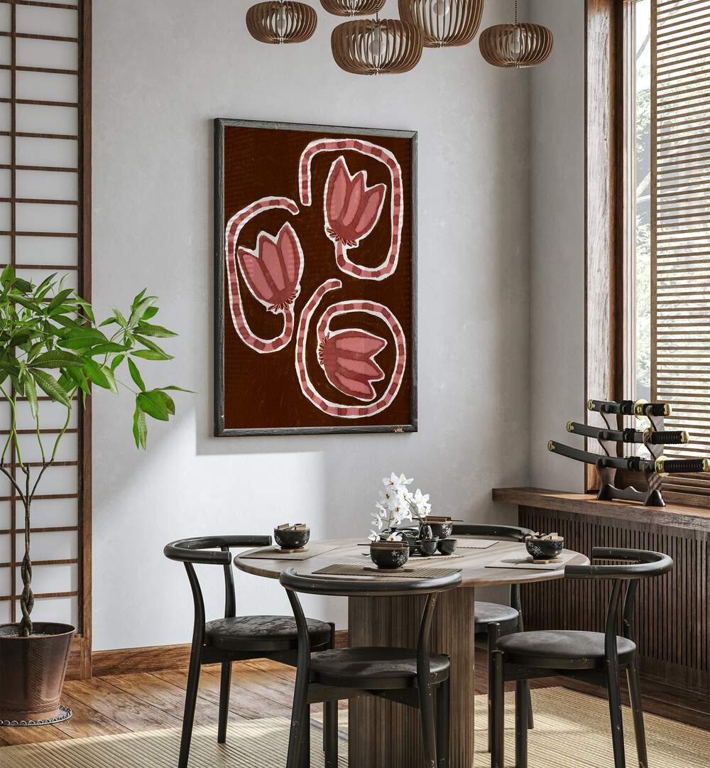 Elevate your space with DELICATE BLOOM XXV, a stunning floral flower painting showcasing intricate designs.