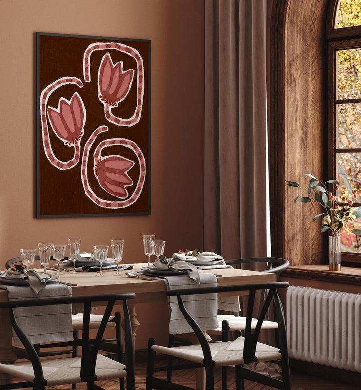 Elevate your space with DELICATE BLOOM XXV, FLORAL FLOWER PAINTINGS showcasing intricate floral designs.