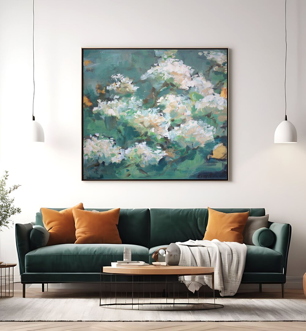 Delicate Beauty of Nature, Floral Flower Paintings enhance your space with elegant abstract floral art.