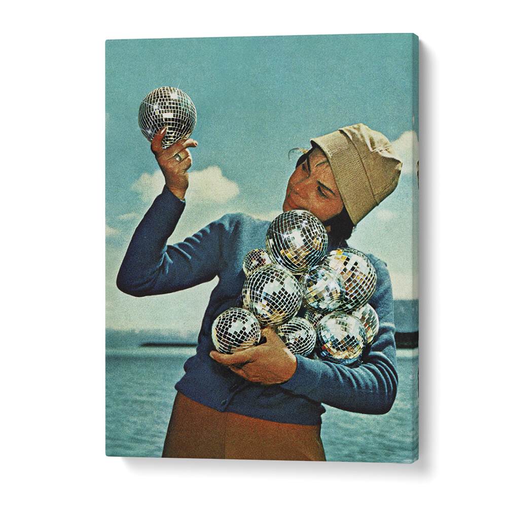 Transform your space with DISCO DORA, SURREAL ART PRINTS, featuring a whimsical scene by Vertigo Artography.