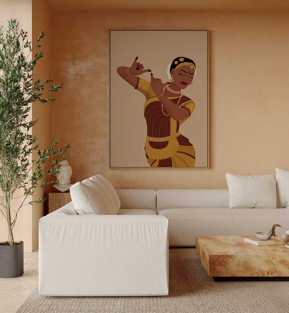 DIVINE EXPRESSION , INDIAN ART PAINTINGS