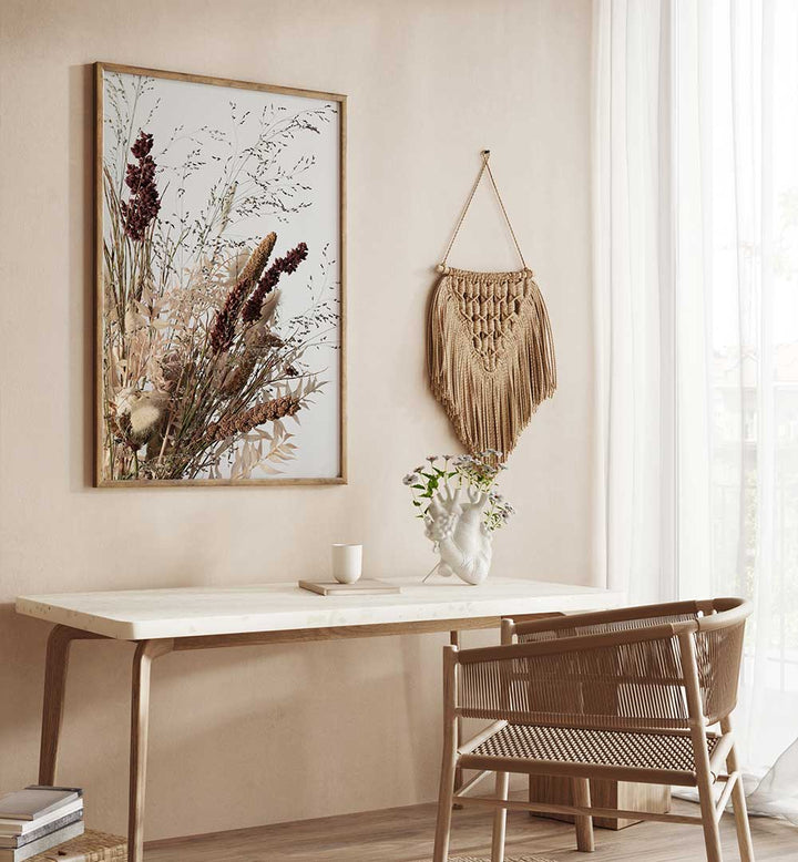 Elevate your decor with DRIED I, FLORAL FLOWER PAINTINGS, showcasing nature's beauty in a sophisticated design.