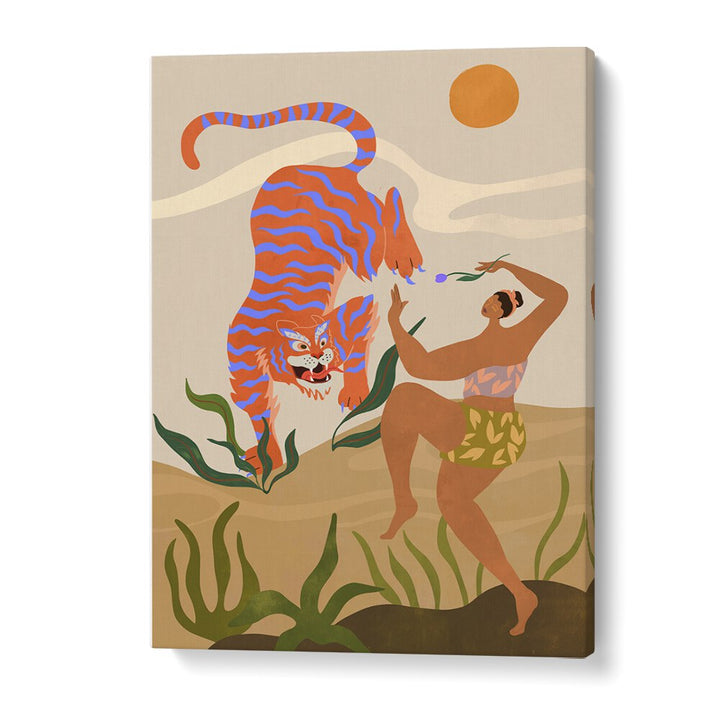 Vibrant "Dance With Me, Animal Paintings" by Arty Guava brings energy to your space with unique artistry.