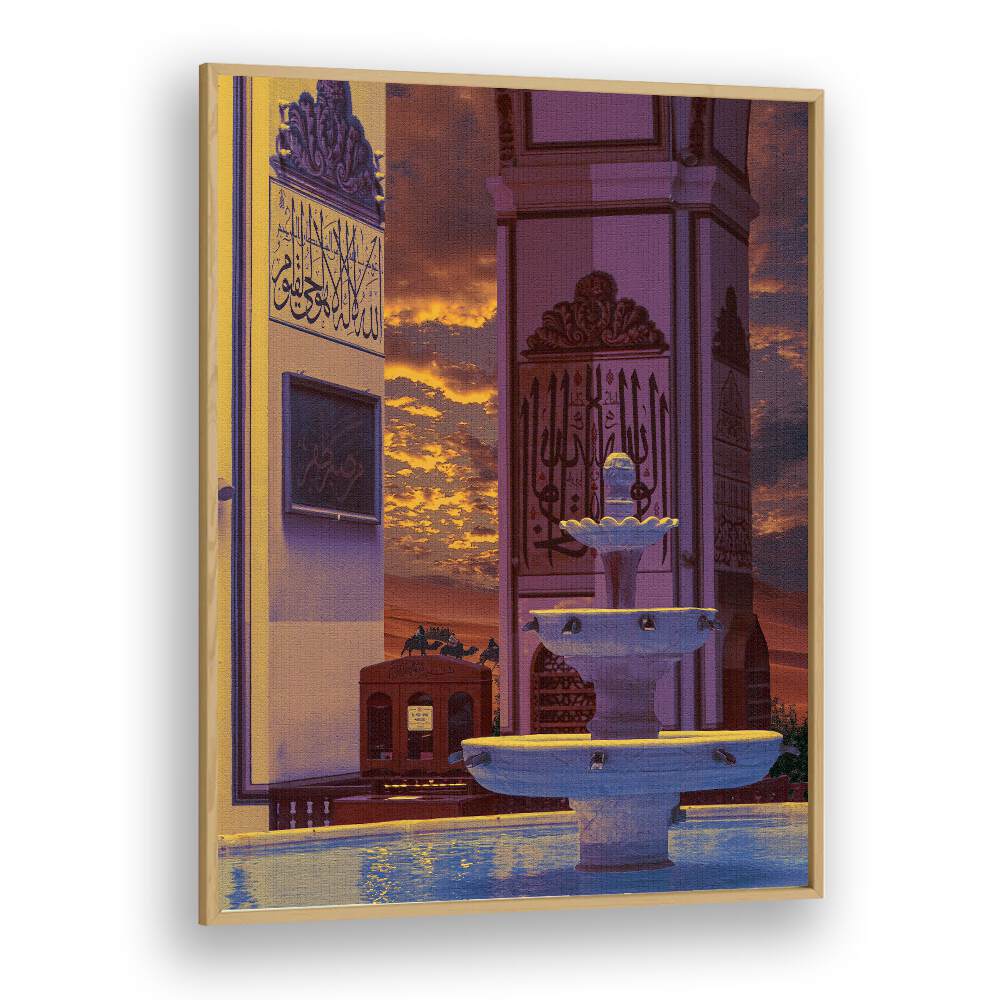 Captivating DESERT PALACE, SURREAL ART PRINTS by Cosmo Zach, transforming spaces with enchanting surrealism.