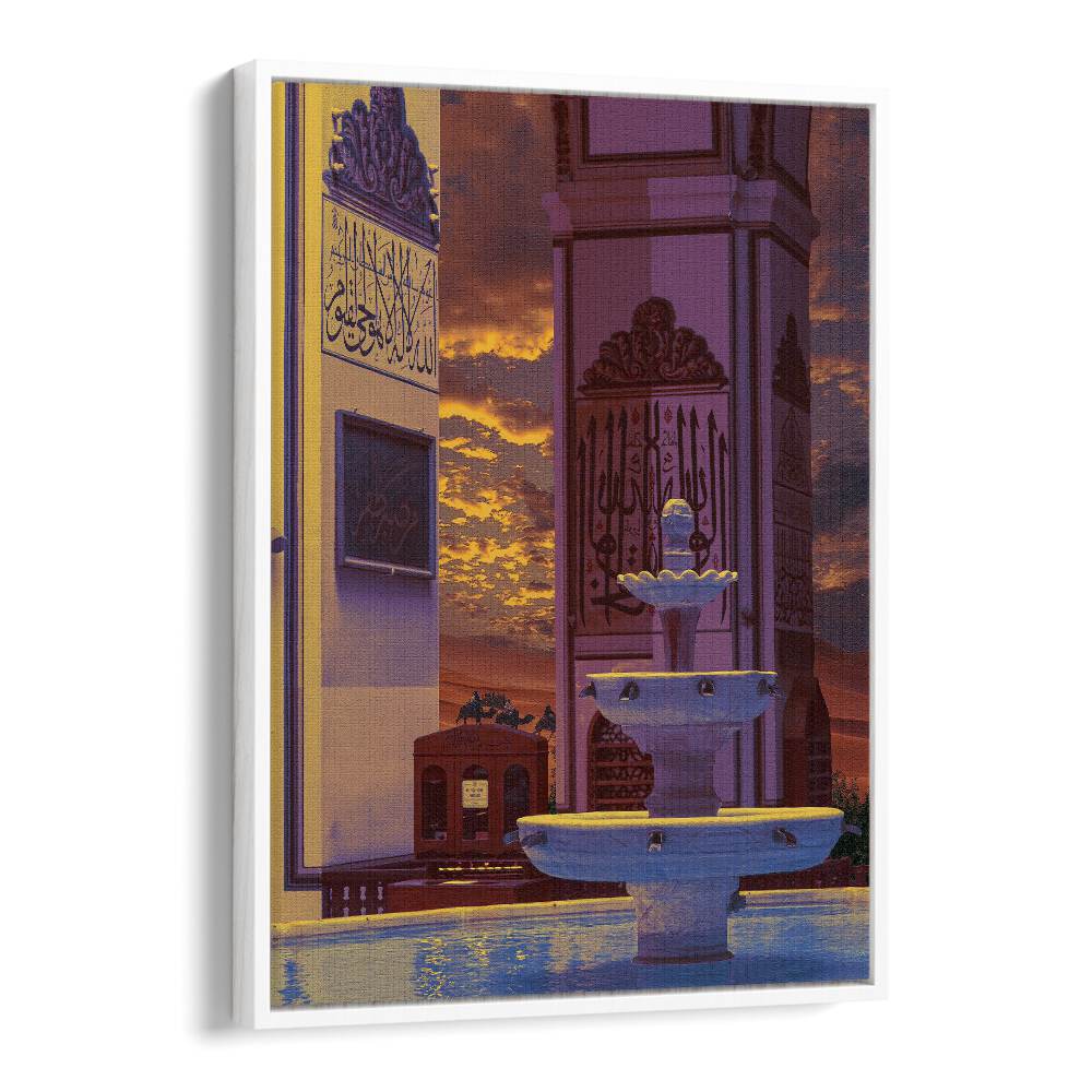 Captivating DESERT PALACE, SURREAL ART PRINTS by Cosmo Zach, transforming spaces with enchanting surrealism.