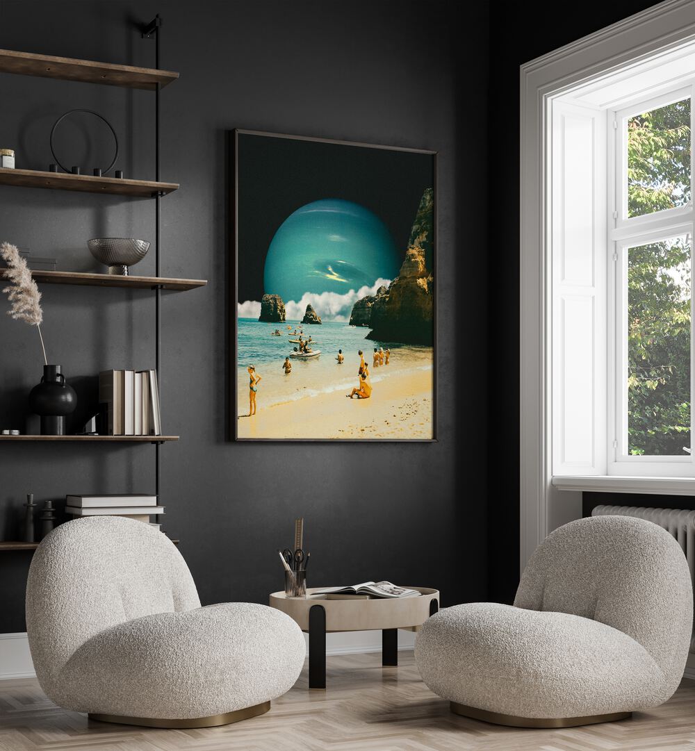 Elevate your decor with DETERMINATION, SURREAL ART PRINTS by Taudalpoi, blending vibrant colors and dreamlike landscapes.