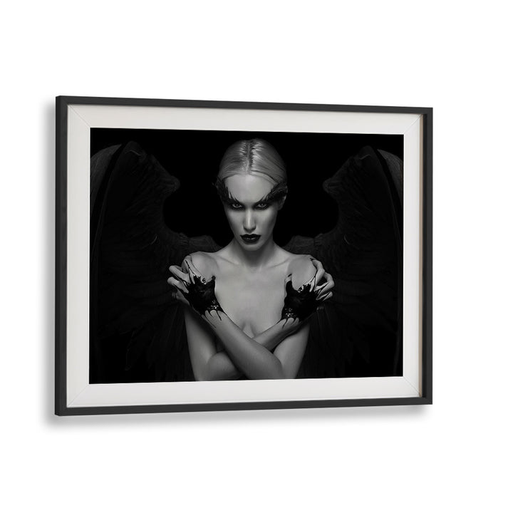 Eerie beauty captured in "Devil Inside Her" photography prints by David Drake, a striking fine art piece.