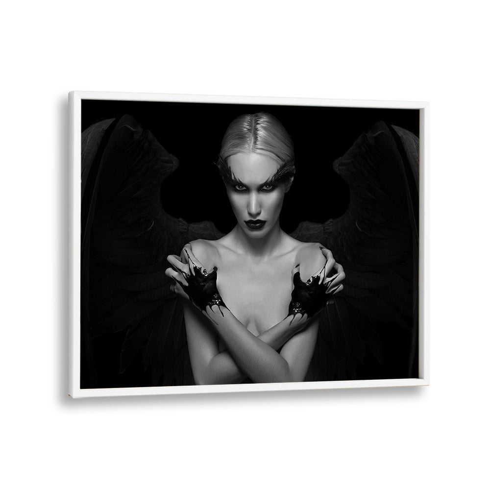 Striking "Devil Inside Her" photography print by David Drake, showcasing a dramatic fusion of fine art and fashion.