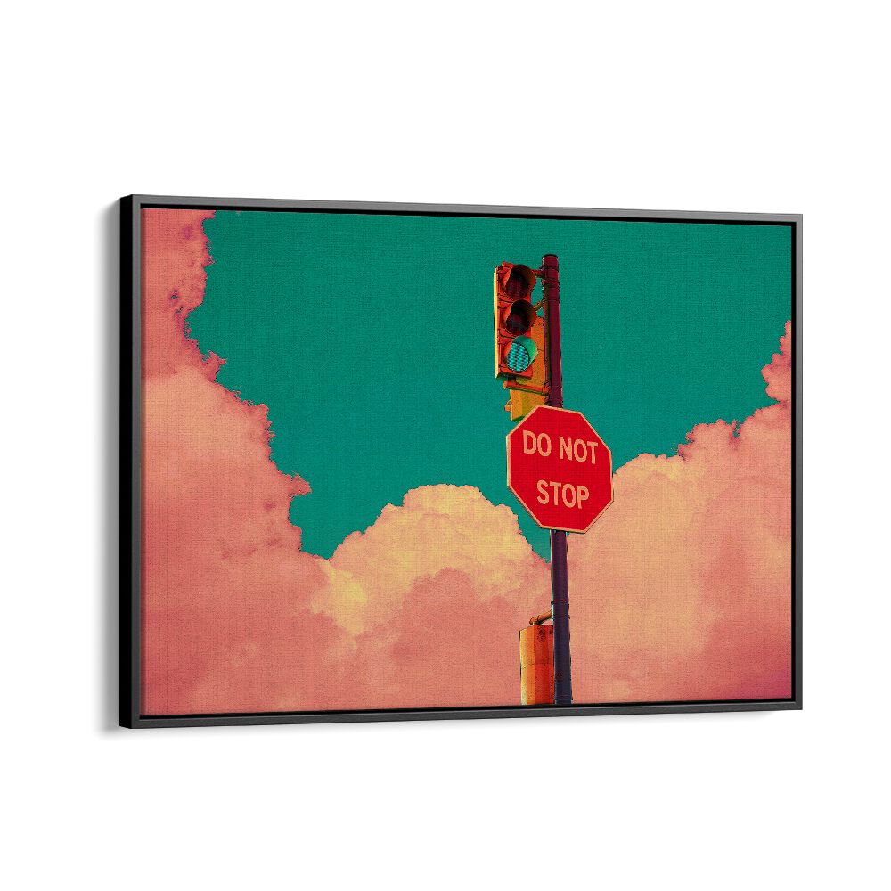 Transform your space with DO NOT STOP, SURREAL ART PRINTS by Cosmo Zach, blending modern elegance and surrealism.