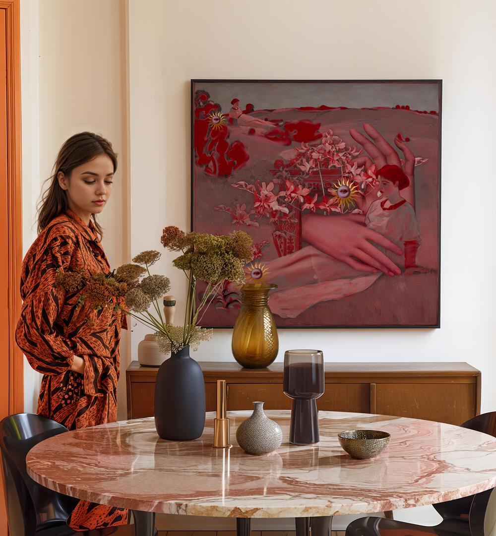 Elegant DOLLS MONOCHROME, PORTRAITS featured in a stylish setting, showcasing contemporary artistry and sophistication.