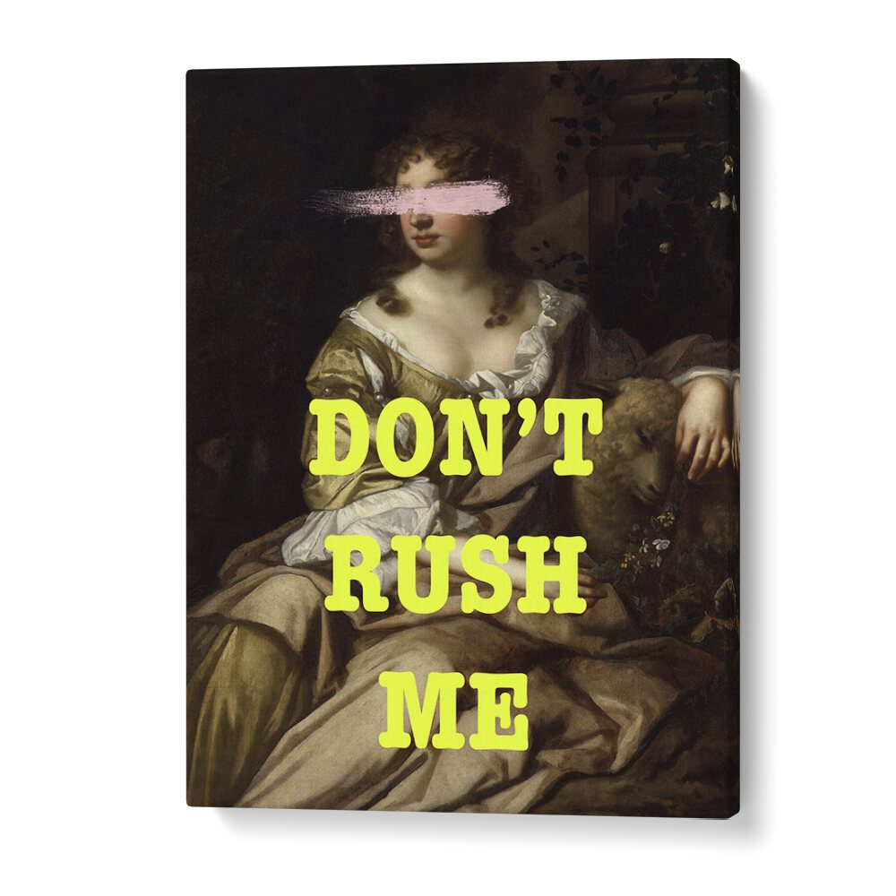 DONT RUSH ME I, ALTERED ART PRINTS by Grace Digital Art Co features a striking blend of classic and modern styles.