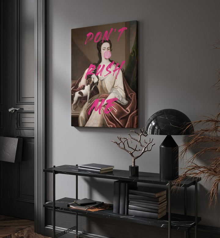 Stylish interior featuring DONT RUSH ME III, ALTERED ART PRINTS, perfect for enhancing any living space.
