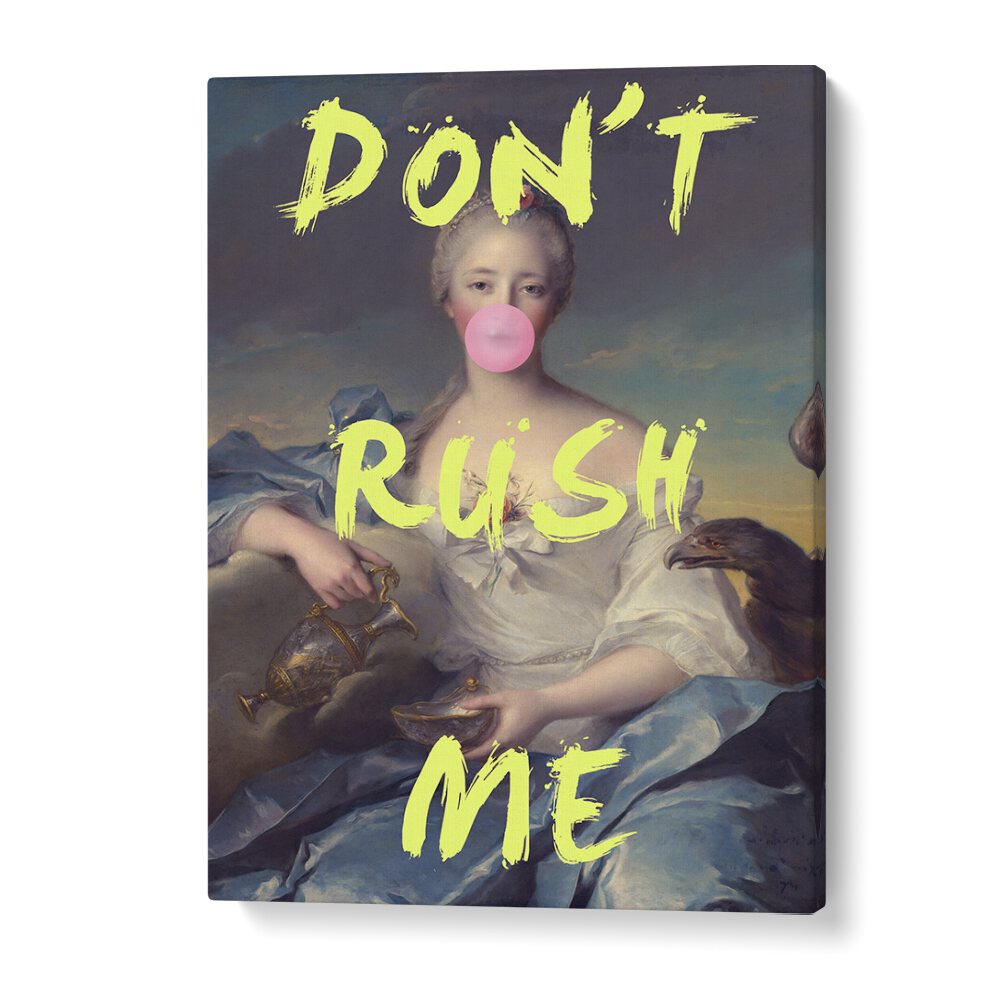 DONT RUSH ME V, ALTERED ART PRINTS by Grace Digital Art Co. adds modern elegance and charm to any space.