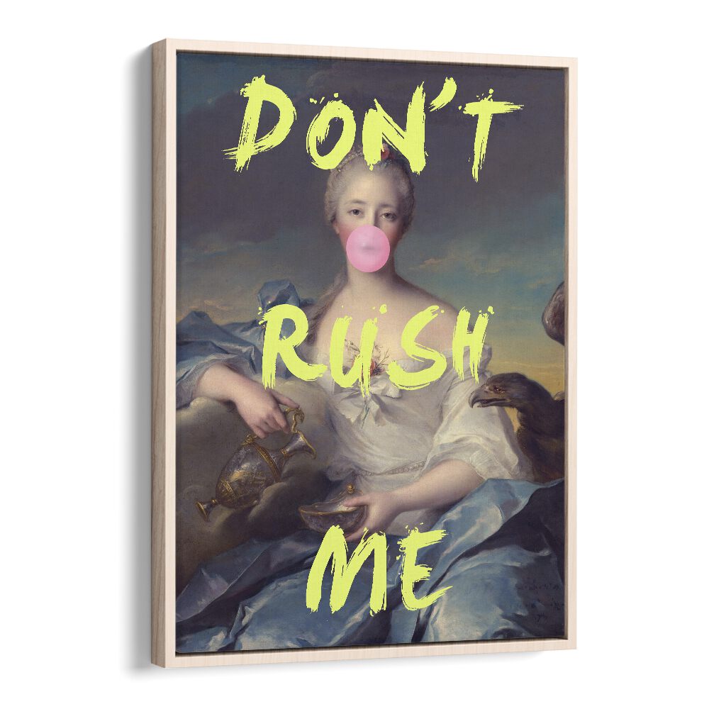 DONT RUSH ME V, ALTERED ART PRINTS by Grace Digital Art Co. adds modern elegance to your space with captivating design.