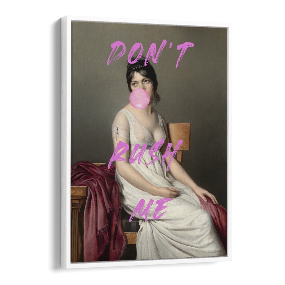 DONT RUSH ME VIII, ALTERED ART PRINTS by The Art Concept, featuring a unique blend of classic and modern styles.