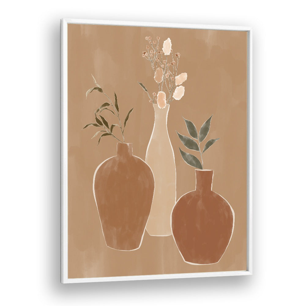 Dried Flower Banquet, Boho art prints by Ivy Green enhance your space with elegant vases and delicate florals.