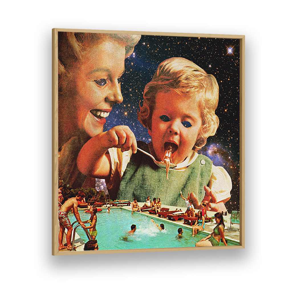 Surreal elegance meets playful imagery in EAT UP, SURREAL ART PRINTS by Vertigo Artography, perfect for your space.