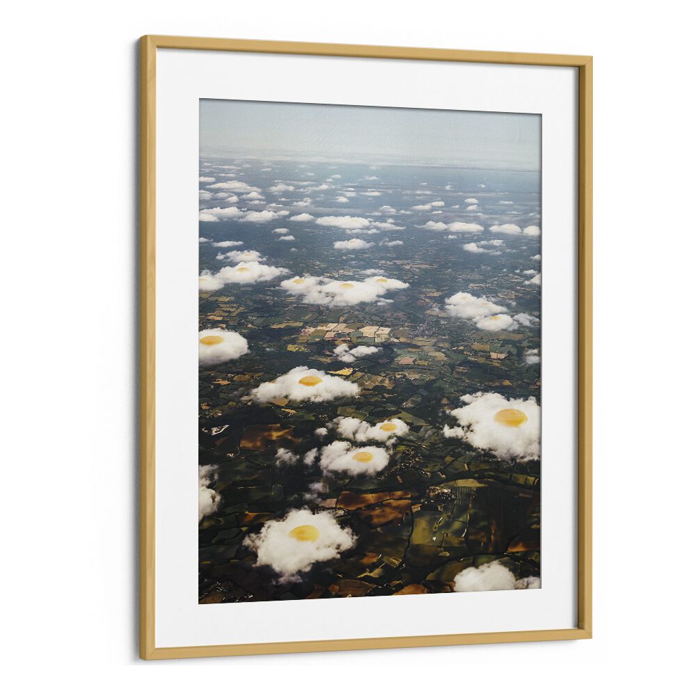 Stunning EGGY CLOUDS, SURREAL ART PRINTS by Vertigo Artography, framed beautifully to enhance any space.