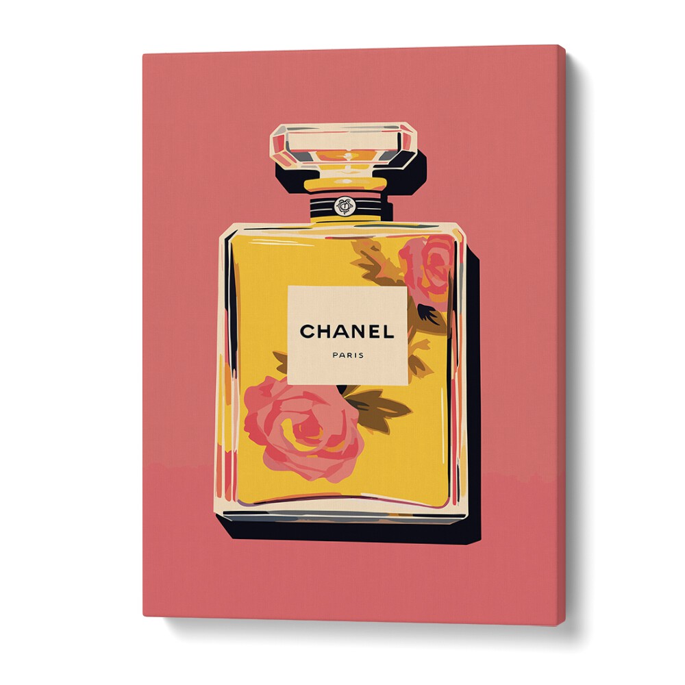Elegance In A Bottle Fashion Art Artwork in Gallery Wrap