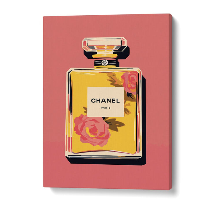 Elegance In A Bottle Fashion Art Artwork in Gallery Wrap
