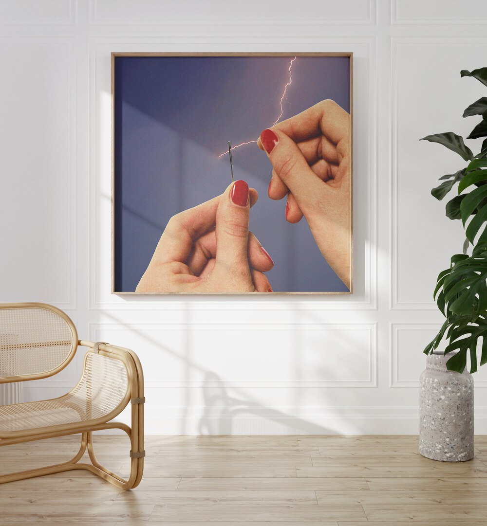 Elevate your space with ELYSIAN THREAD, SURREAL ART PRINTS by Vertigo Artography, featuring striking imagery.