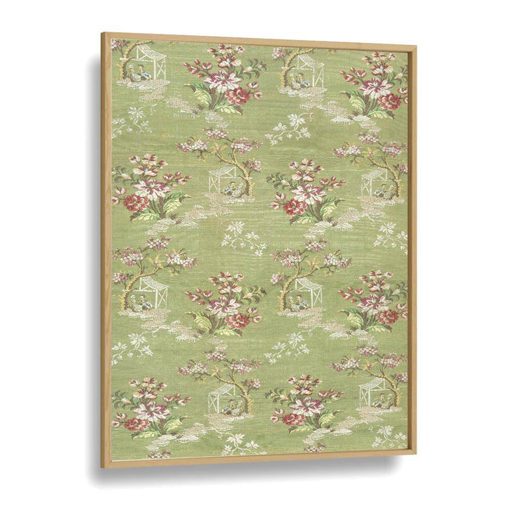 Elegant EMMA SLIK I BOTANICAL, FLORAL FLOWER PAINTINGS in oak frame, perfect for transforming your space with beauty.