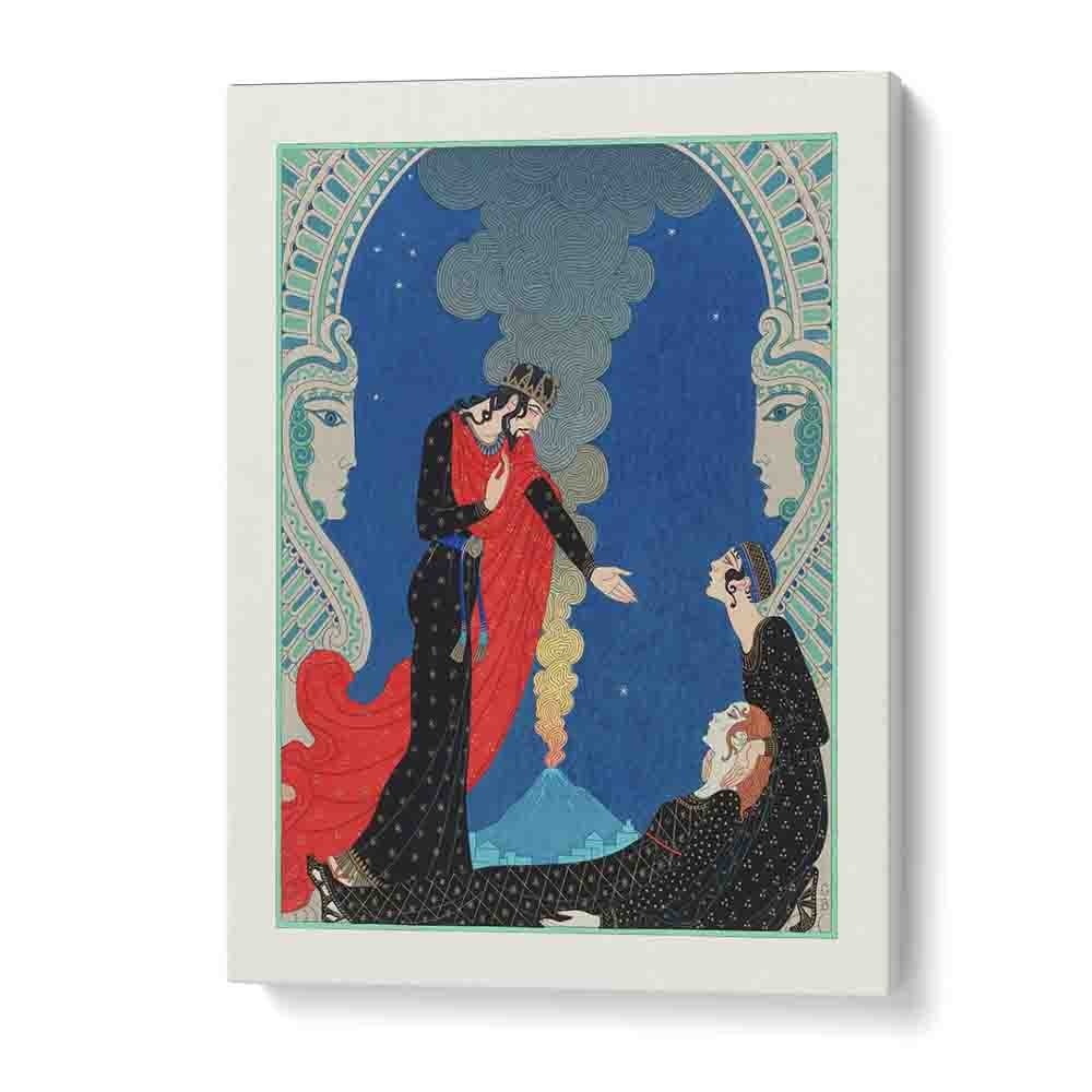 Empedocles And Panthea (1929) George Barbier art painting Artwork in Gallery Wrap