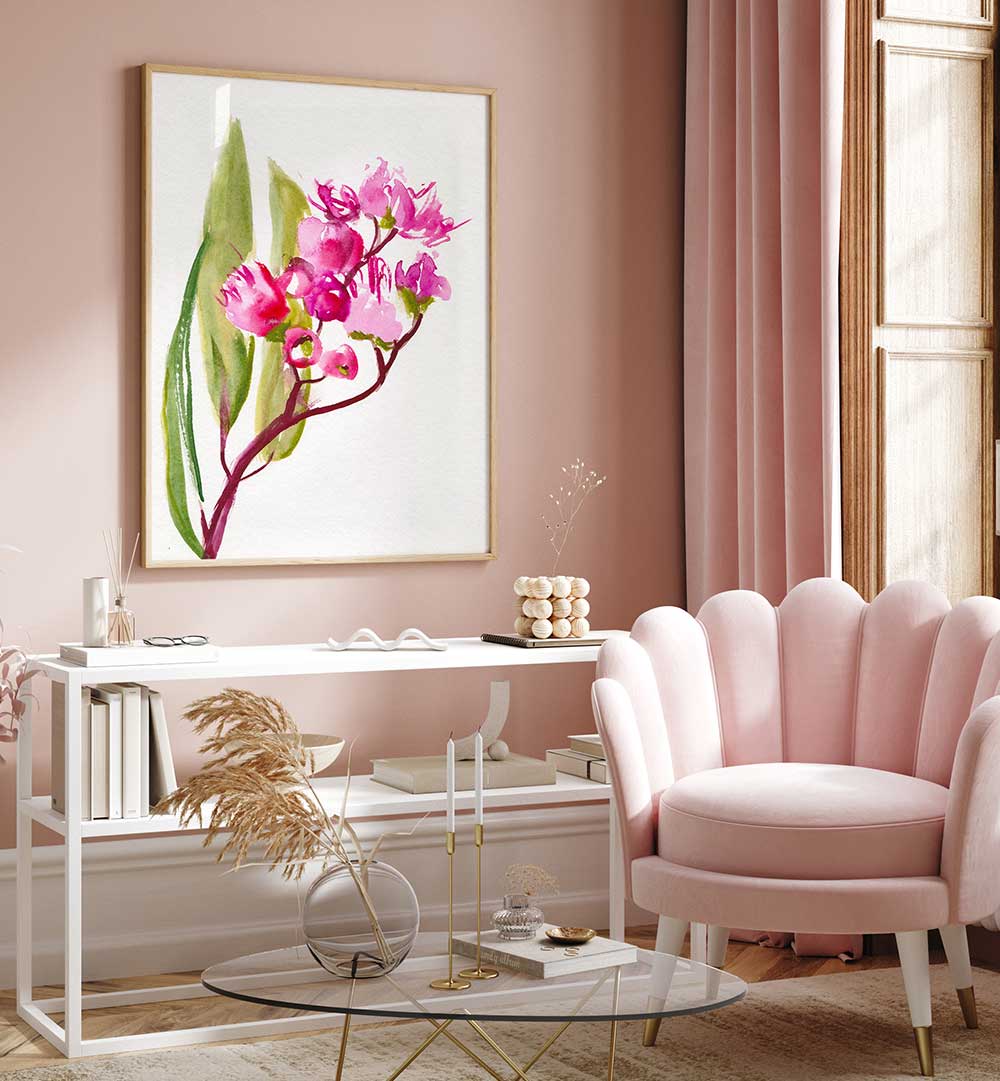 EUCALYPTUS , FLORAL FLOWER PAINTINGS