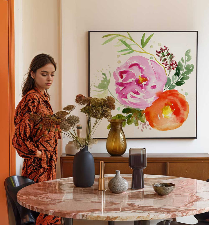 EVA , FLORAL FLOWER PAINTINGS