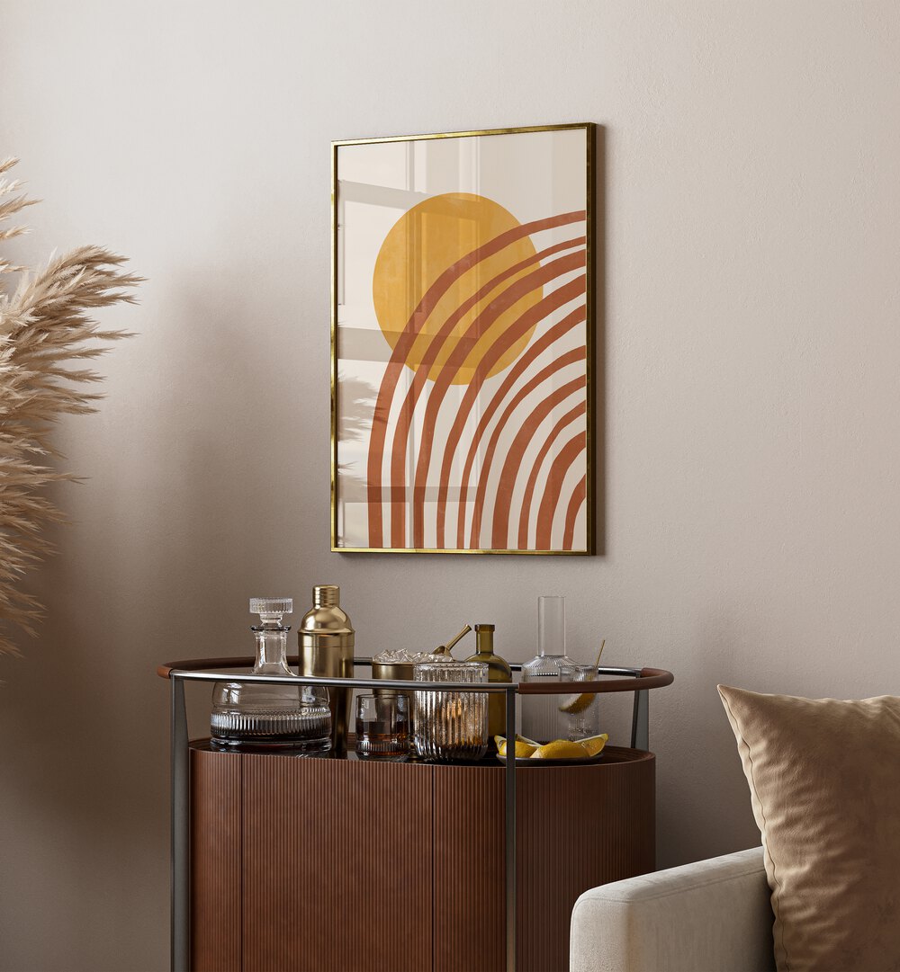 Elevate your space with the Earth Tones Gallery Wall, featuring sophisticated art for stylish gallery walls.